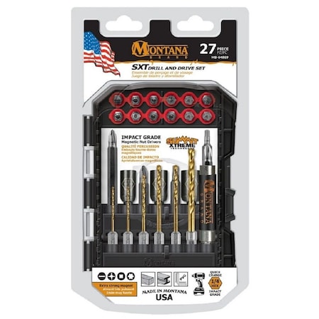 Montana Brand 27 Piece Drill/Driver Set MB-64869